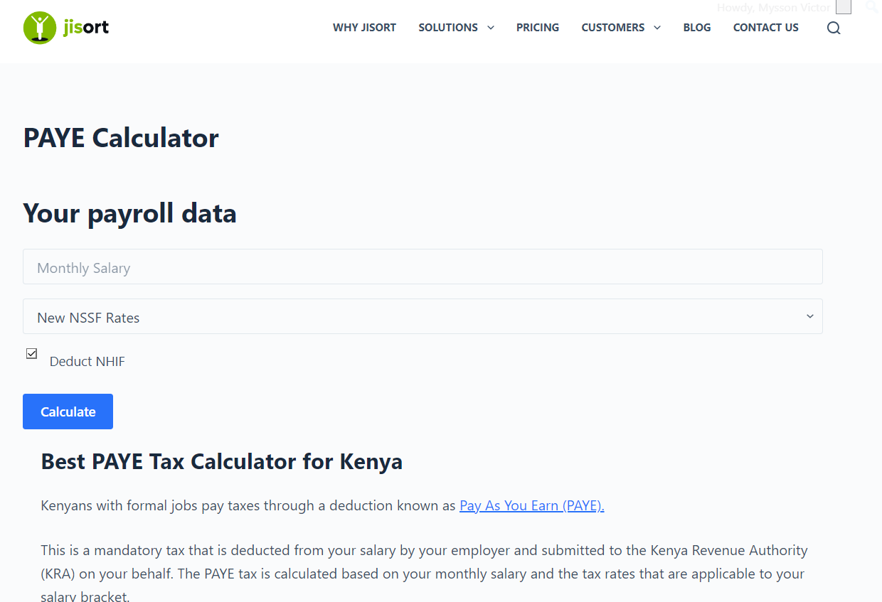 How to Calculate PAYE in Kenya